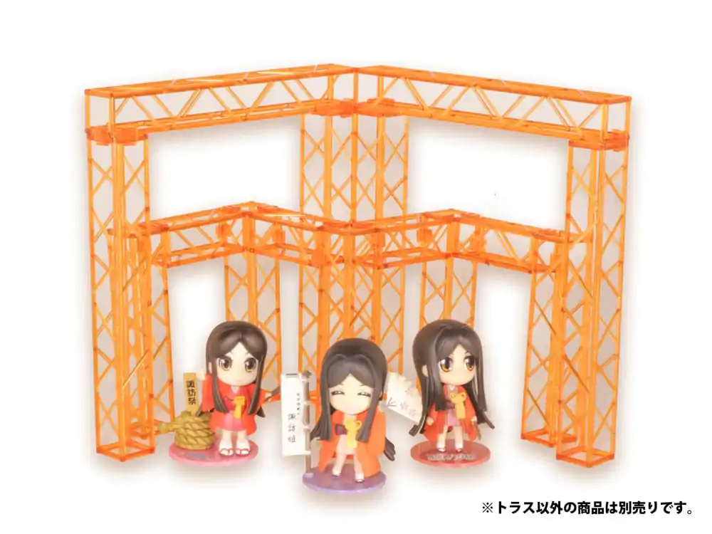 Original Character 1/80 Plastic Model Kit Pop Accessory01 Truss clear Orange Ver. 15 cm product photo