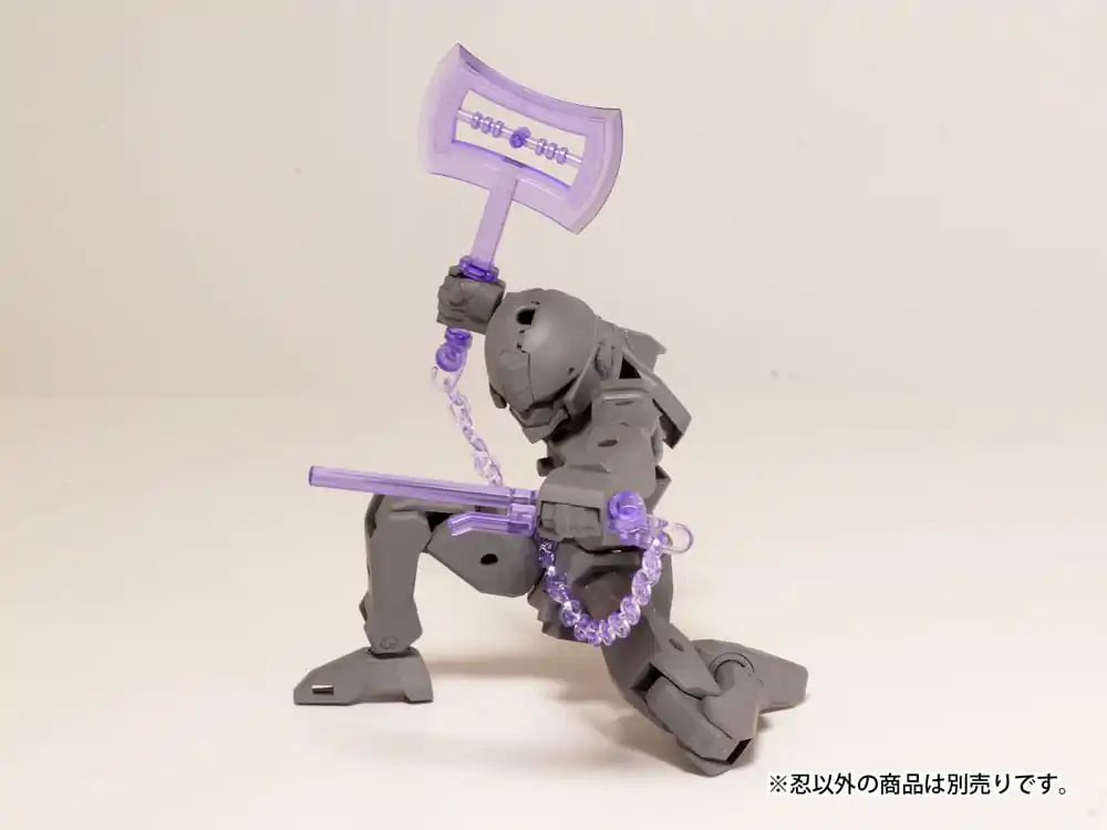 Original Character 1/80 Plastic Model Kit Pop Series04:Shinobi2 Clear Purple 2 cm product photo