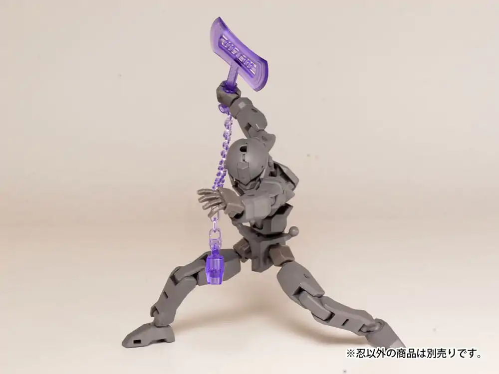 Original Character 1/80 Plastic Model Kit Pop Series04:Shinobi2 Clear Purple 2 cm product photo