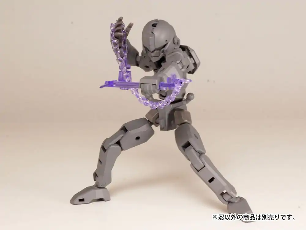 Original Character 1/80 Plastic Model Kit Pop Series04:Shinobi2 Clear Purple 2 cm product photo