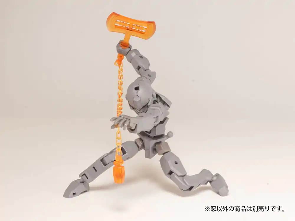 Original Character 1/80 Plastic Model Kit Pop Series04:Shinobi3 Clear Orange 2 cm product photo