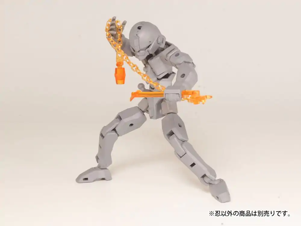 Original Character 1/80 Plastic Model Kit Pop Series04:Shinobi3 Clear Orange 2 cm product photo
