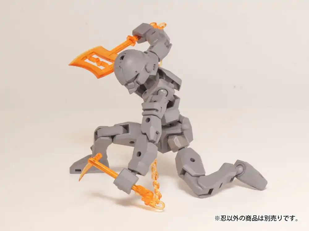 Original Character 1/80 Plastic Model Kit Pop Series04:Shinobi3 Clear Orange 2 cm product photo