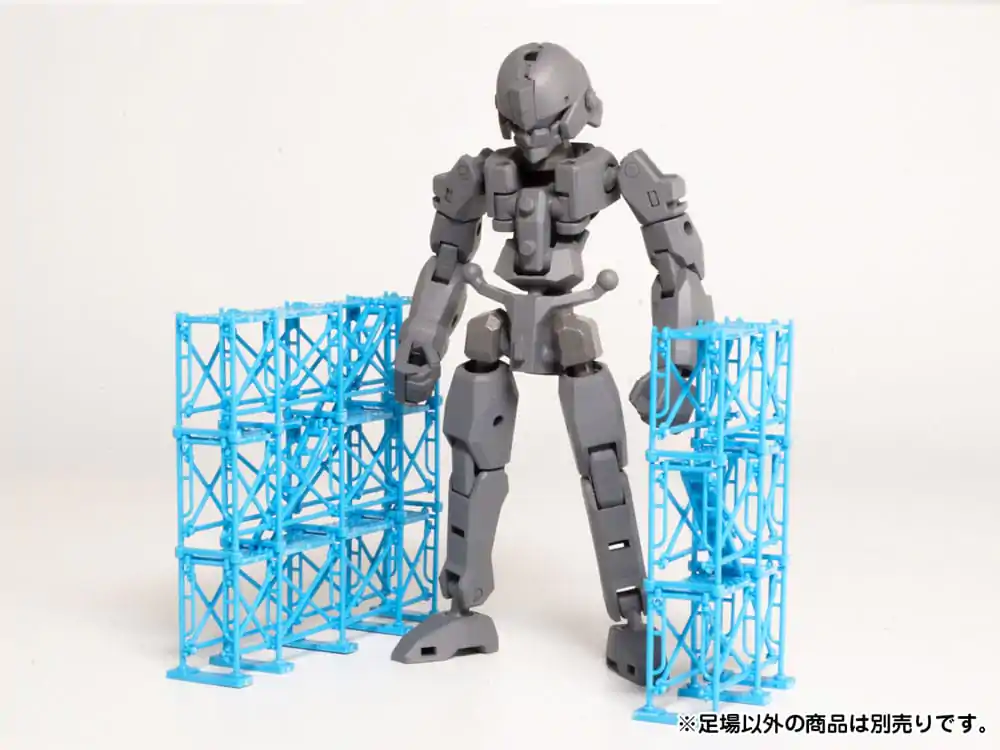 Original Character 1/80 Plastic Model Kit Pop Another World Series ASHIBA Blue 7 cm product photo
