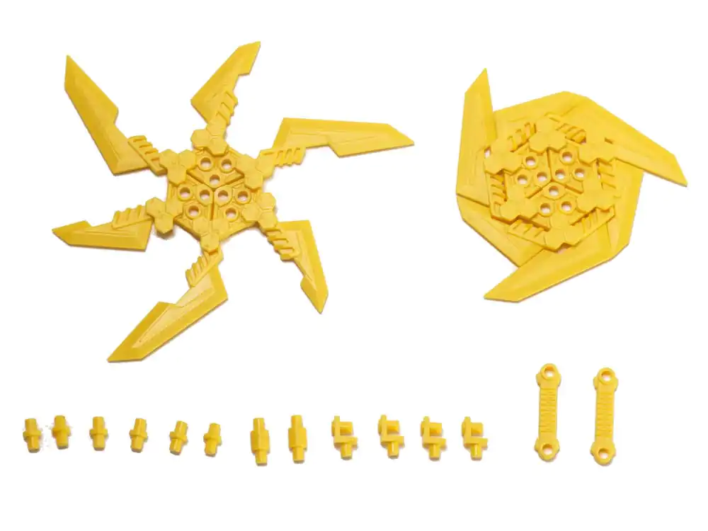 Original Character 1/80 Plastic Model Kit Pop Series08: Gimic knife3 Yellow 4 cm product photo