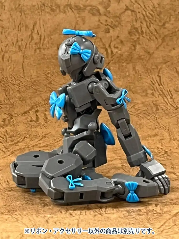 Original Character 1/80 Plastic Model Kit Ribbon Accessary3 (Blue) 2 cm product photo