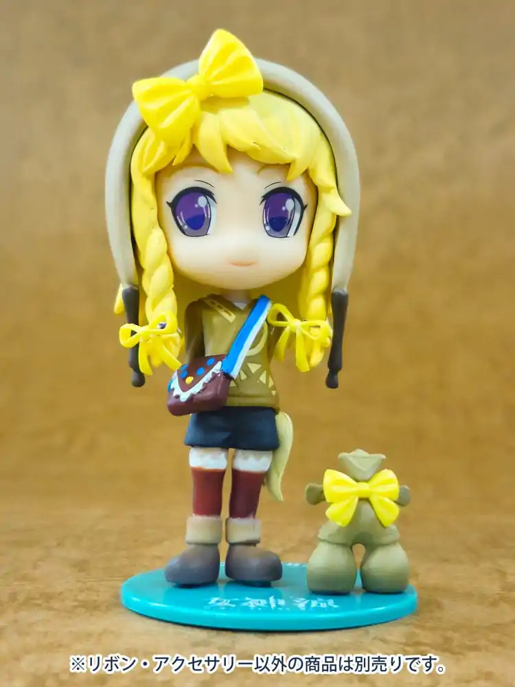 Original Character 1/80 Plastic Model Kit Ribbon Accessary3 (Yellow) 2 cm product photo