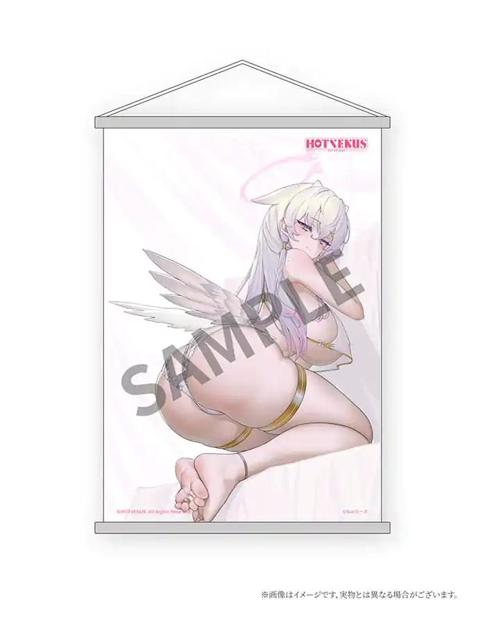 Original Character Statue 1/6 Pure White Angel-chan Tapestry Set Edition 27 cm product photo