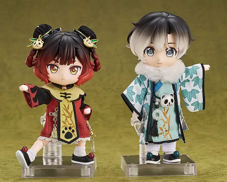Original Character Accessories for Nendoroid Doll Figures Outfit Set: Chinese-Style Panda Mahjong - Laurier product photo