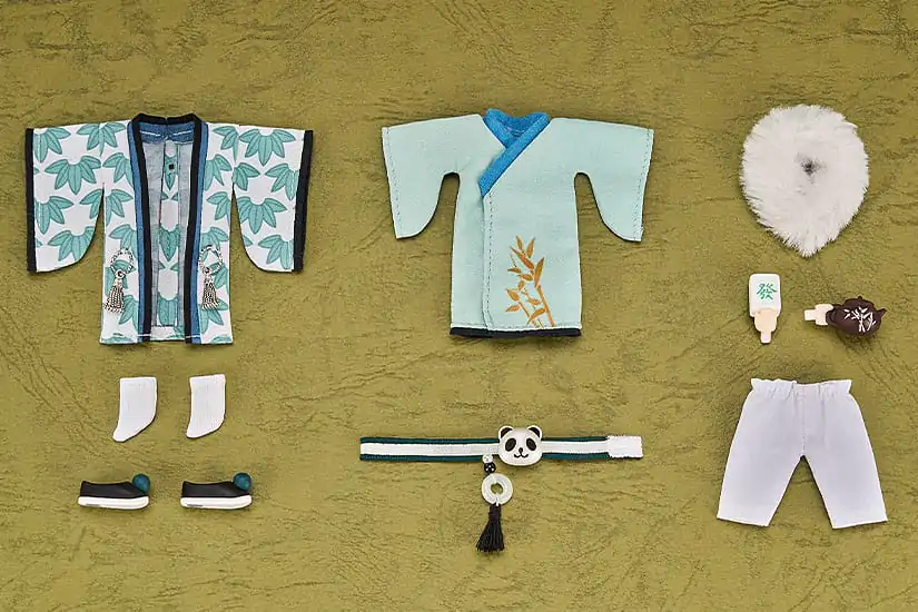 Original Character Accessories for Nendoroid Doll Figures Outfit Set: Chinese-Style Panda Mahjong - Laurier product photo
