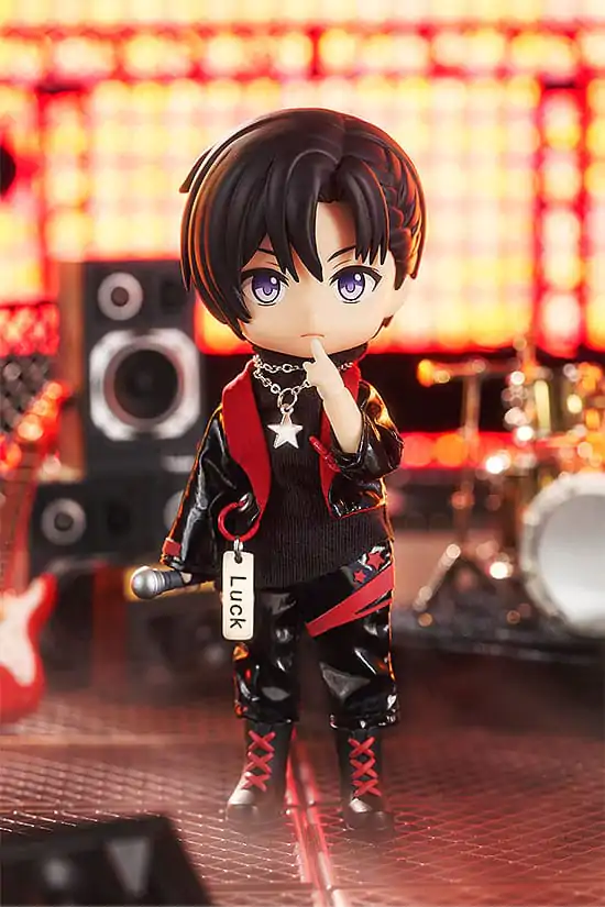 Original Character Accessories for Nendoroid Doll Figures Outfit Set: Idol Outfit - Boy (Deep Red) termékfotó