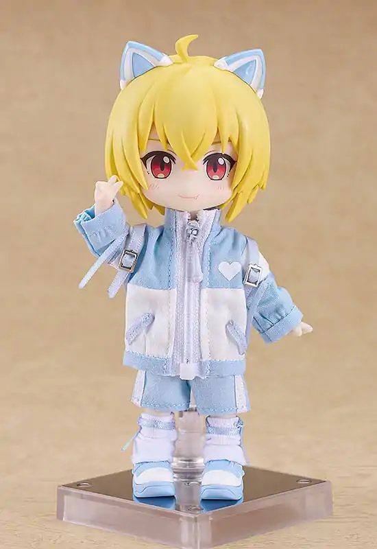 Original Character Accessories for Nendoroid Doll Figures Outfit Set: Subculture Fashion Tracksuit (Blue) termékfotó