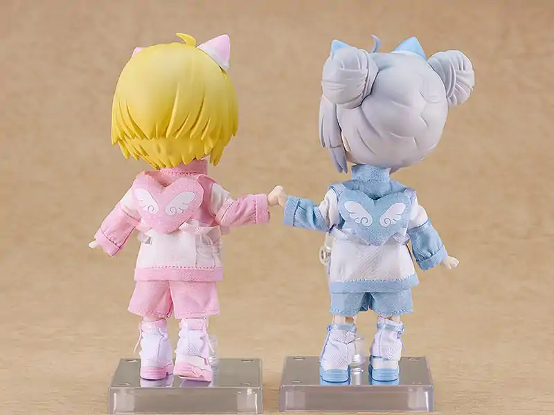 Original Character Accessories for Nendoroid Doll Figures Outfit Set: Subculture Fashion Tracksuit (Pink) product photo