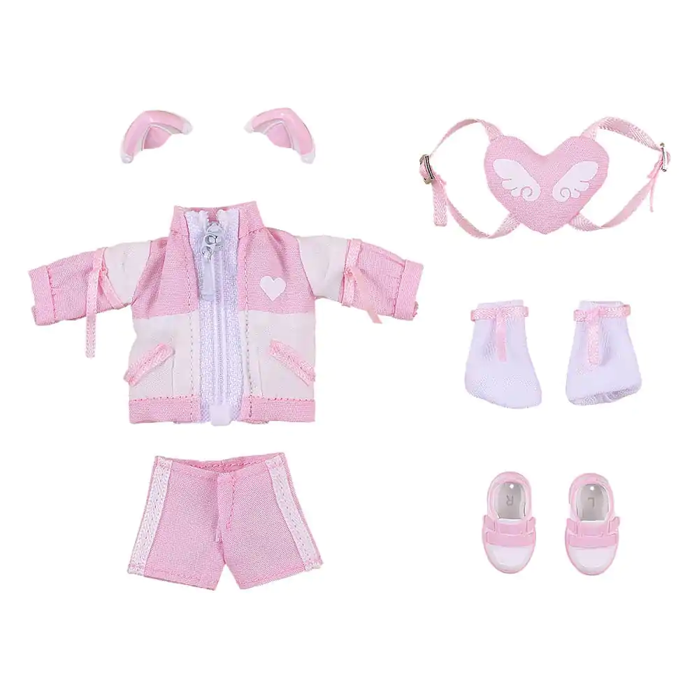 Original Character Accessories for Nendoroid Doll Figures Outfit Set: Subculture Fashion Tracksuit (Pink) product photo