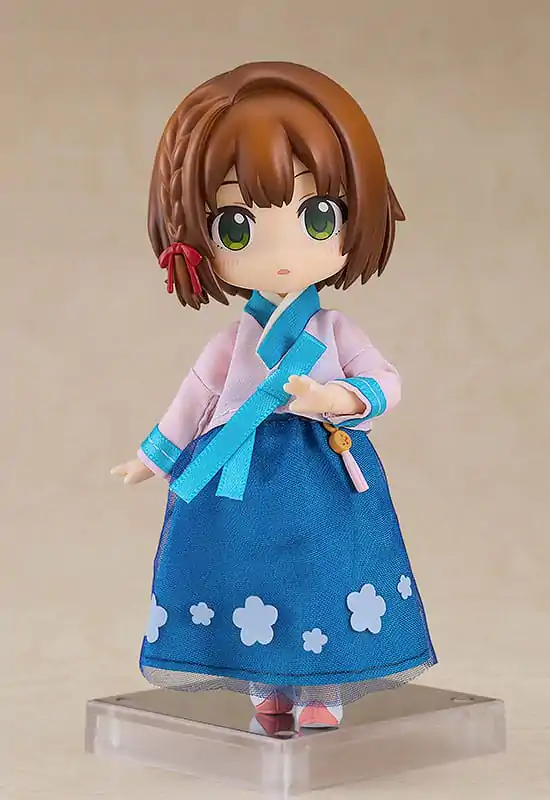 Original Character Accessories for Nendoroid Doll Figures Outfit Set: World Tour Korea - Girl (Blue) product photo
