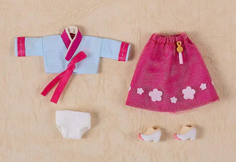 Original Character Accessories for Nendoroid Doll Figures Outfit Set: World Tour Korea - Girl (Pink) product photo