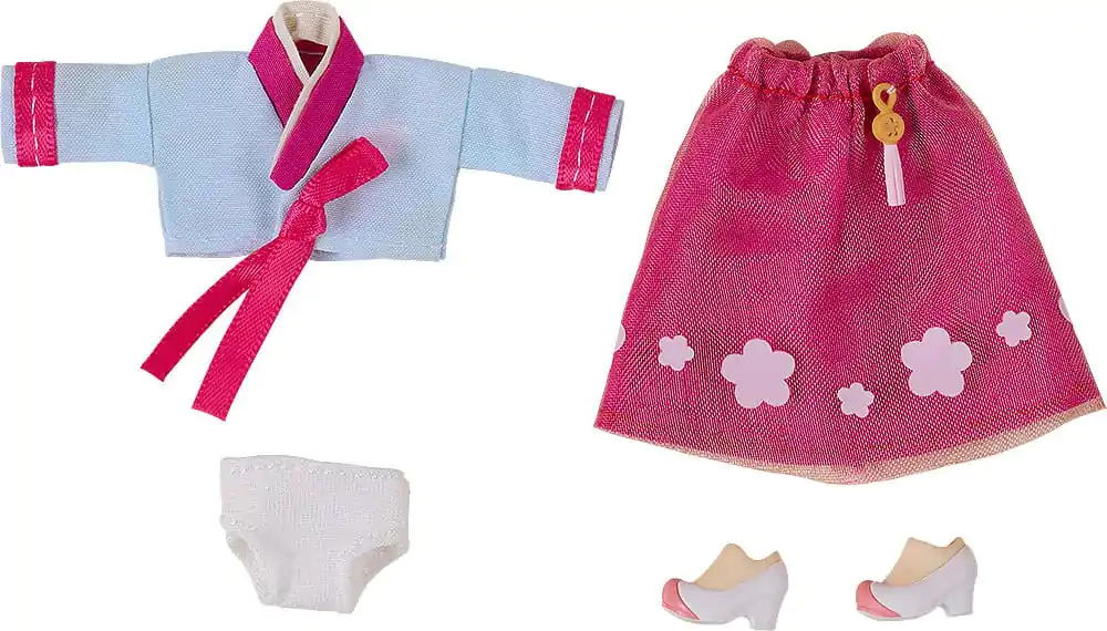 Original Character Accessories for Nendoroid Doll Figures Outfit Set: World Tour Korea - Girl (Pink) product photo