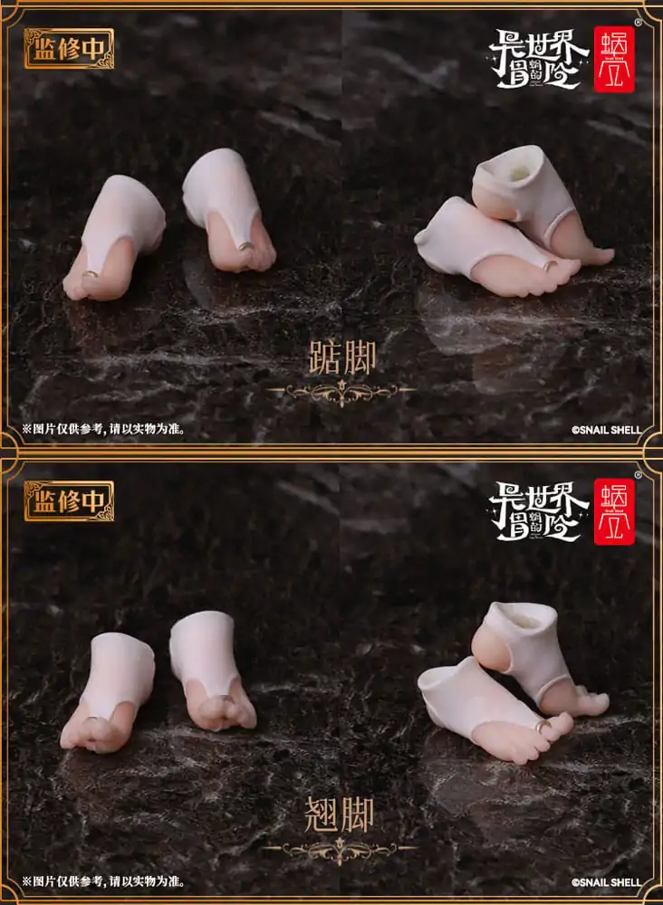 Original Character Action Figure Parts 1/12 Option Foot Parts Set for Sister Muse Asdo product photo