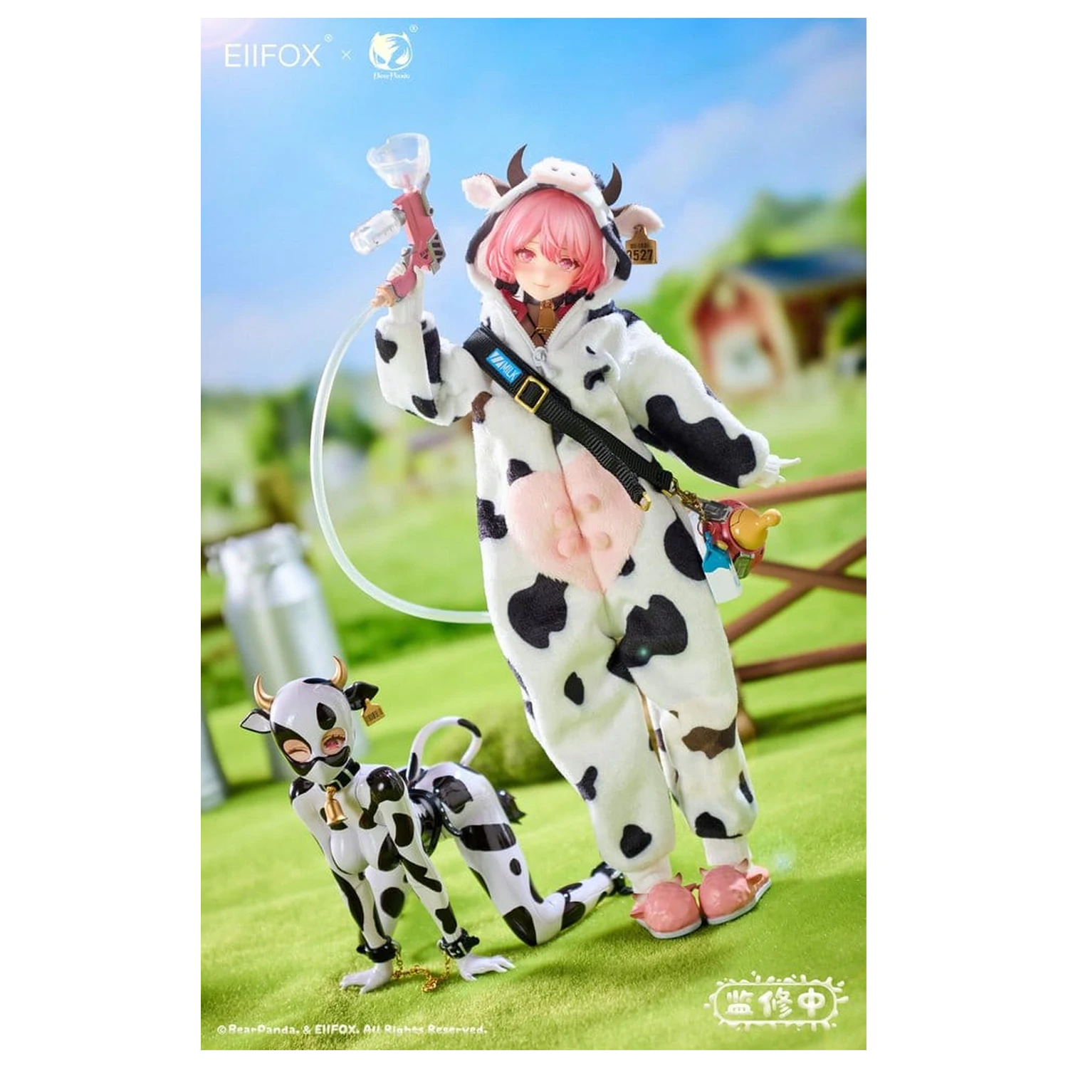 Original Character Action Figure 1/8 Eiifox & BearPanda Nyuugyuu Momo 21 cm     product photo