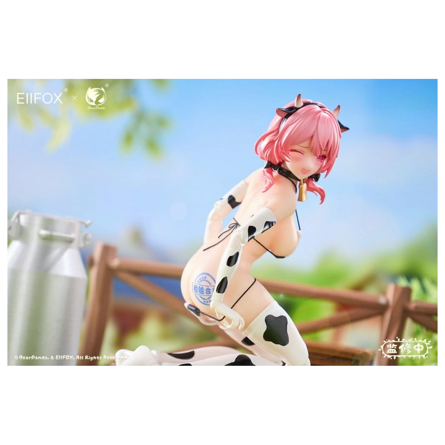 Original Character Action Figure 1/8 Eiifox & BearPanda Nyuugyuu Momo 21 cm     product photo