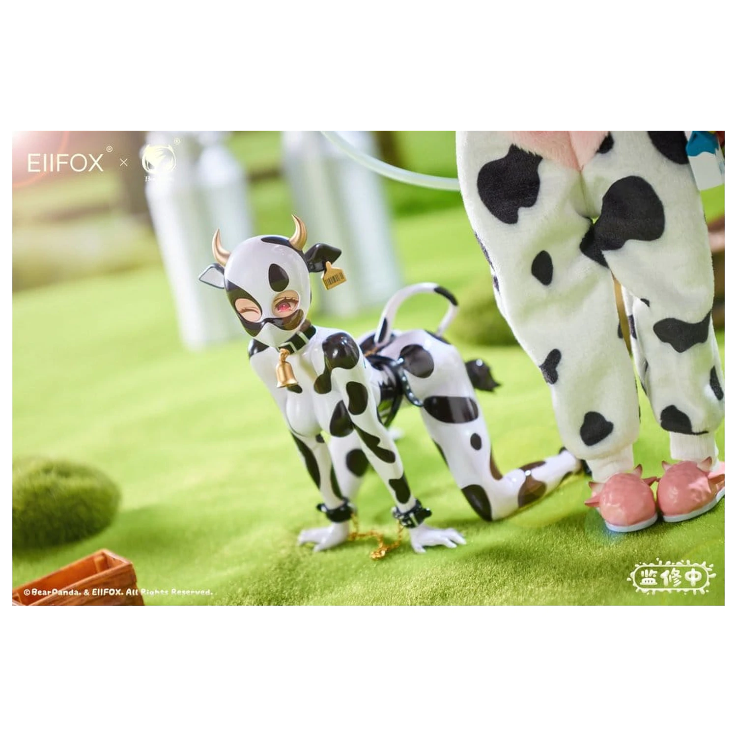 Original Character Action Figure 1/8 Eiifox & BearPanda Nyuugyuu Momo 21 cm     product photo