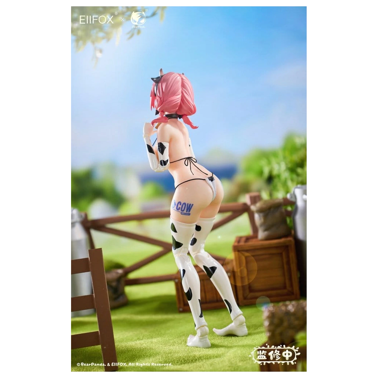 Original Character Action Figure 1/8 Eiifox & BearPanda Nyuugyuu Momo 21 cm     product photo