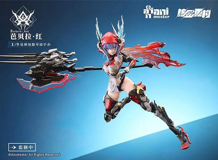 Original Character Plastic Model Kit Alloy Articulated Assemblable Model Thunderbolt-Barbera Red 21 cm termékfotó