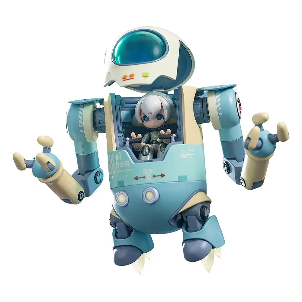 Original Character Plastic Model Kit Alloy Articulated Assemblable Model Topupu Robot 12 cm product photo