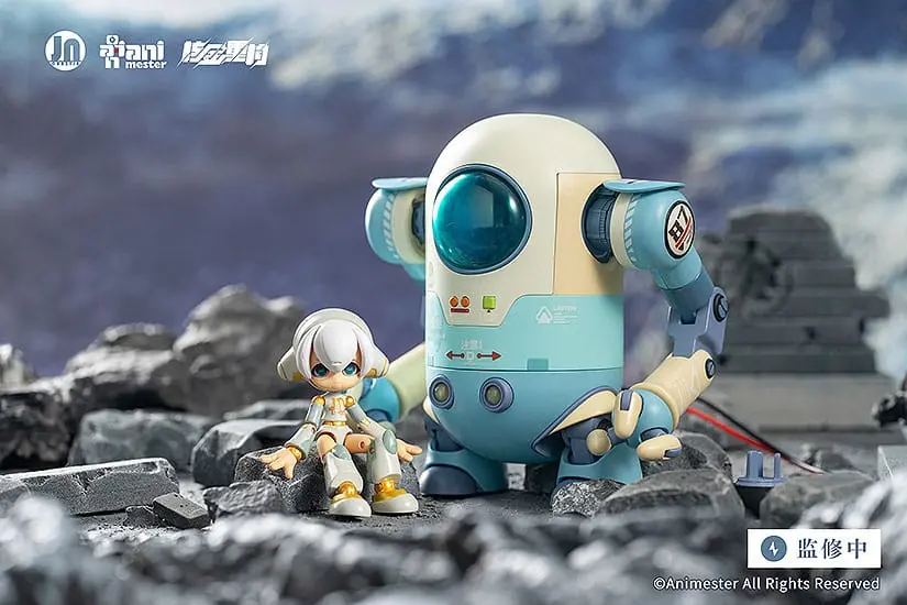 Original Character Plastic Model Kit Alloy Articulated Assemblable Model Topupu Robot 12 cm product photo