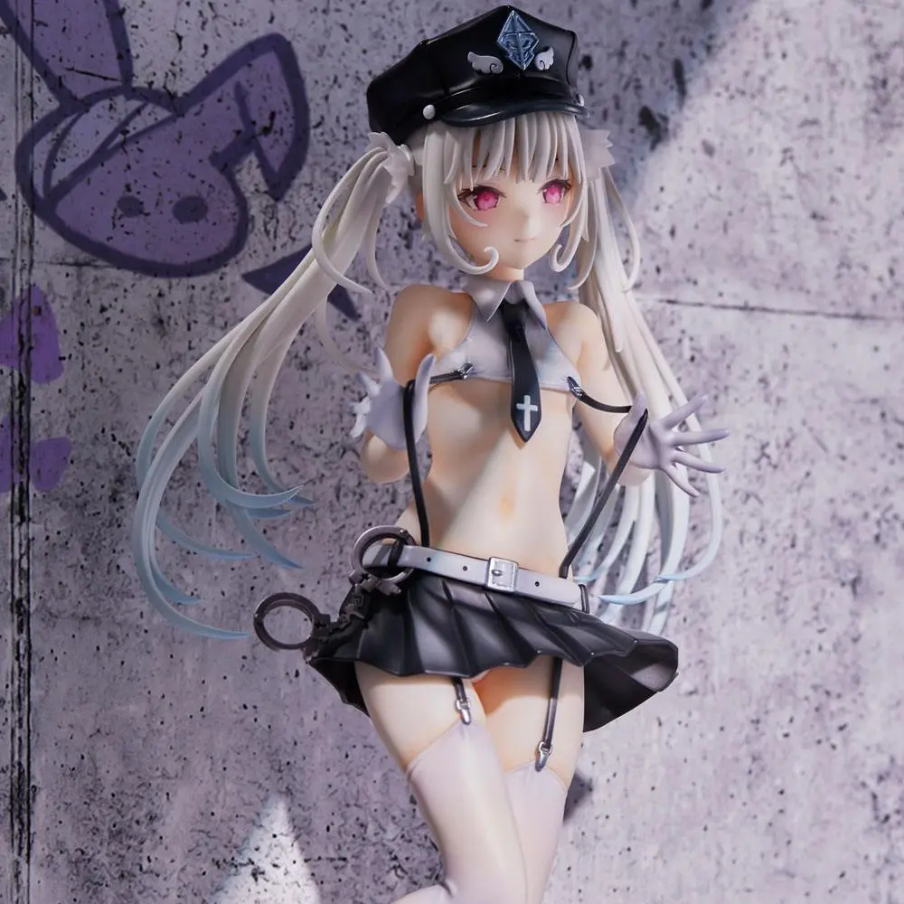 Original Character PVC Statue Angel Police Illustration by Rurudo 23 cm termékfotó