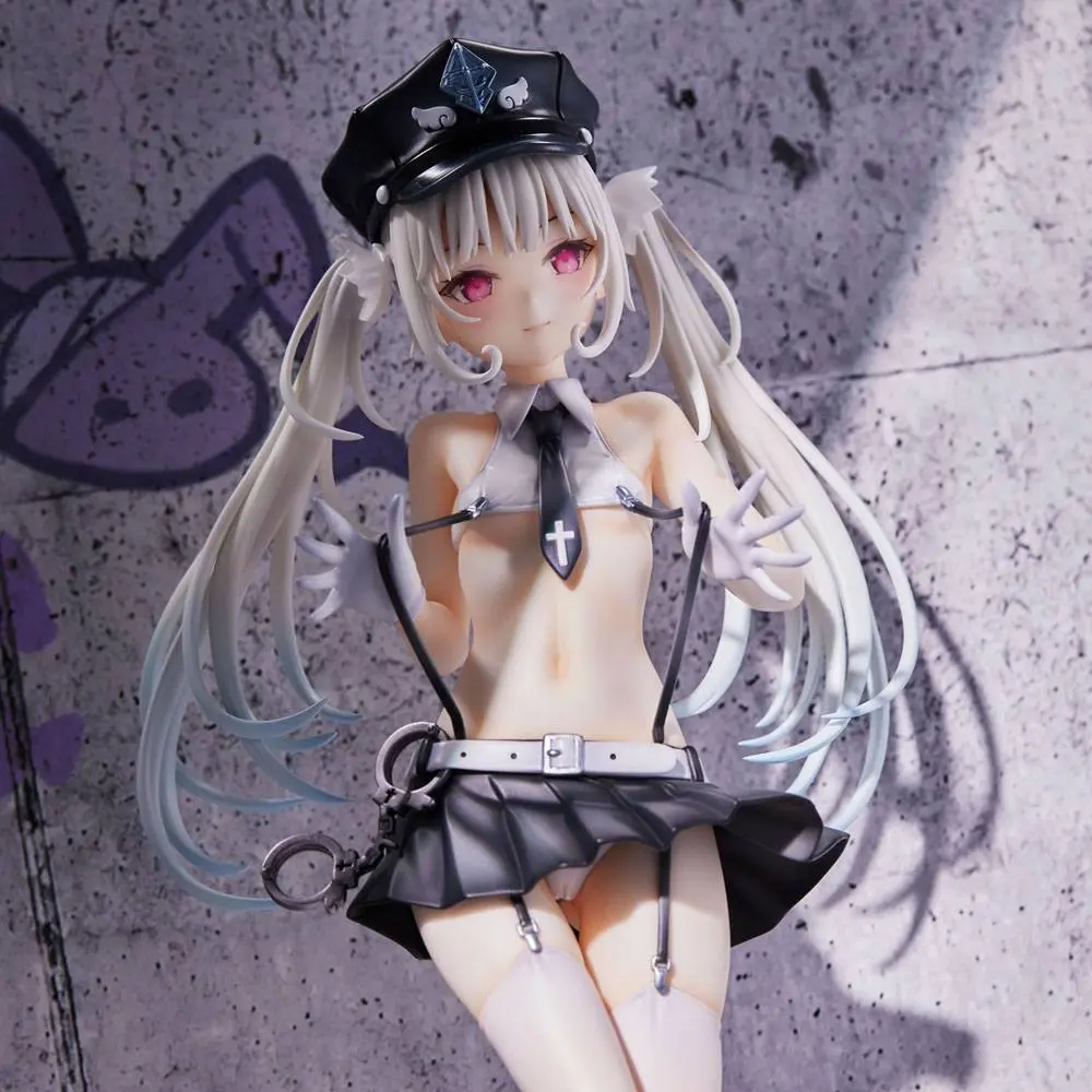 Original Character PVC Statue Angel Police Illustration by Rurudo 23 cm termékfotó