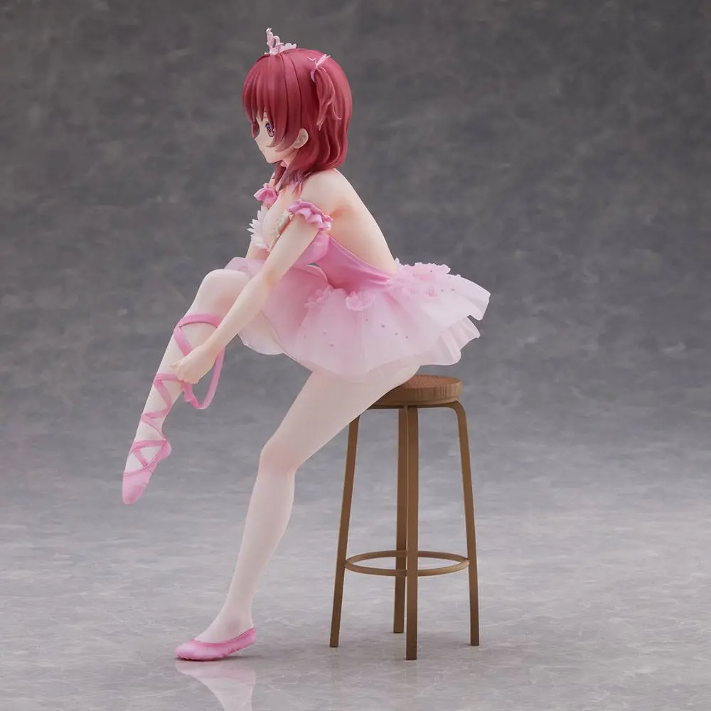 Original Character PVC Statue Anmi Illustration Flamingo Ballet Red Hair Girl 24 cm product photo