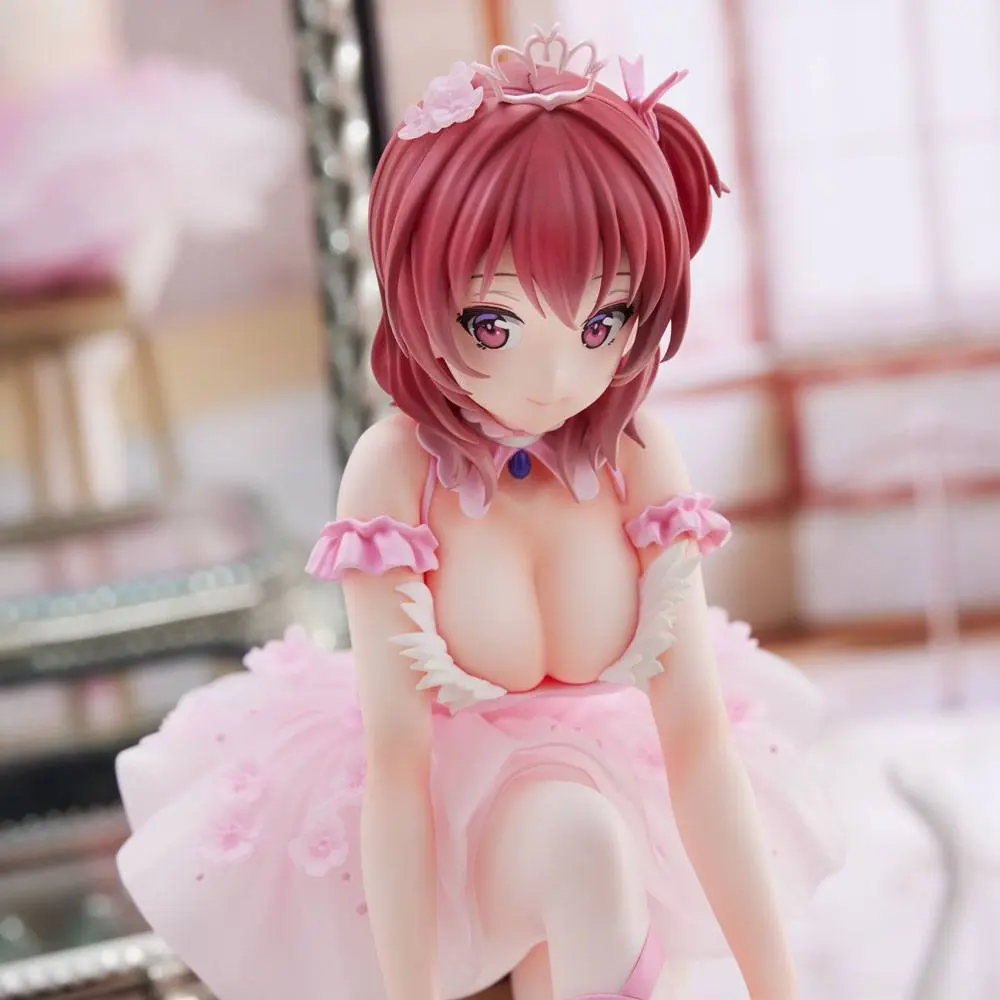 Original Character PVC Statue Anmi Illustration Flamingo Ballet Red Hair Girl 24 cm product photo