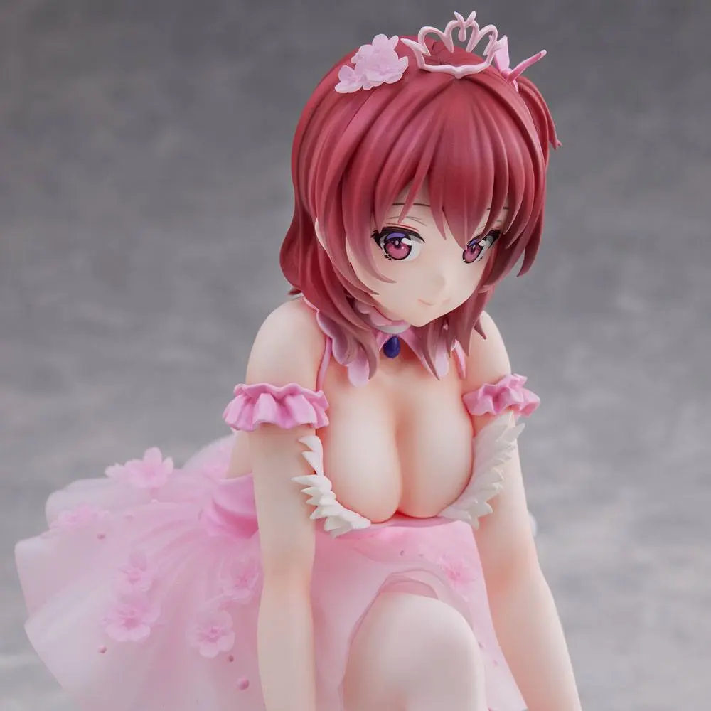 Original Character PVC Statue Anmi Illustration Flamingo Ballet Red Hair Girl 24 cm product photo