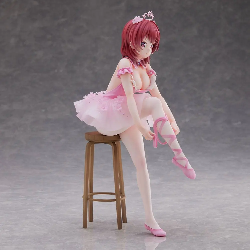 Original Character PVC Statue Anmi Illustration Flamingo Ballet Red Hair Girl 24 cm product photo
