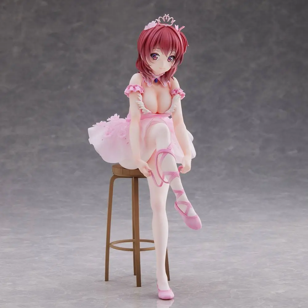 Original Character PVC Statue Anmi Illustration Flamingo Ballet Red Hair Girl 24 cm product photo