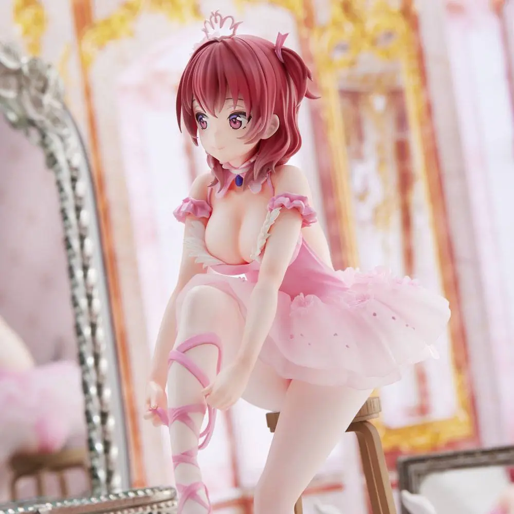 Original Character PVC Statue Anmi Illustration Flamingo Ballet Red Hair Girl 24 cm product photo