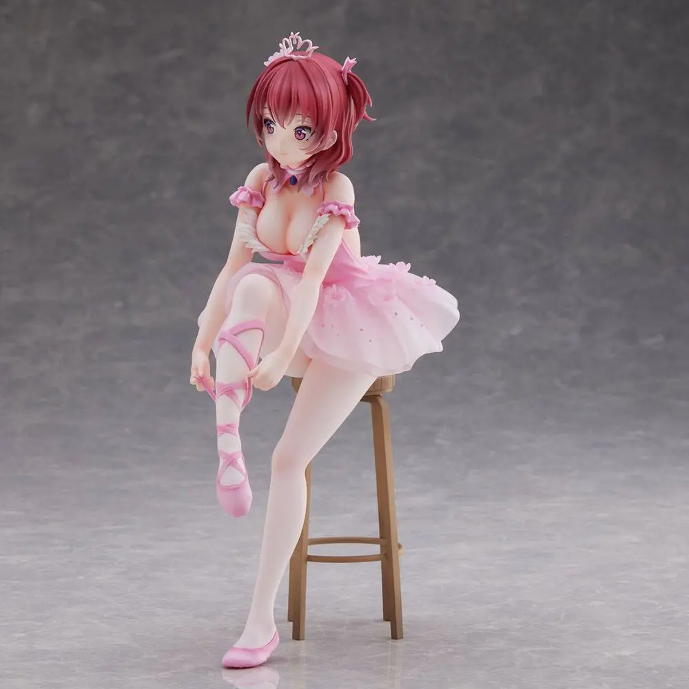 Original Character PVC Statue Anmi Illustration Flamingo Ballet Red Hair Girl 24 cm product photo