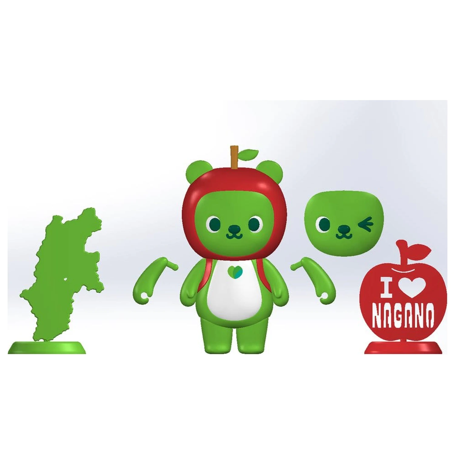 Original Character Plastic Model Kit Arukuma 10 cm       product photo