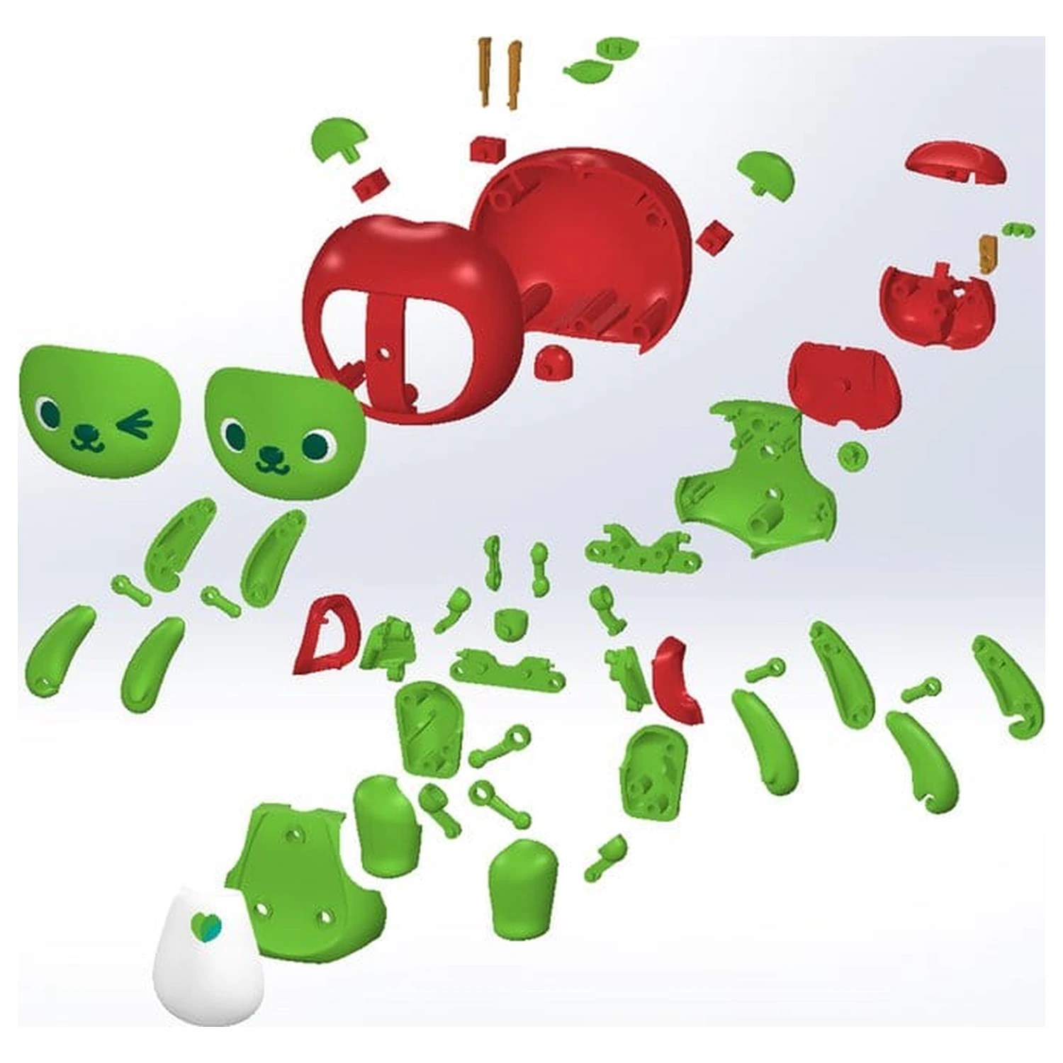 Original Character Plastic Model Kit Arukuma 10 cm       product photo