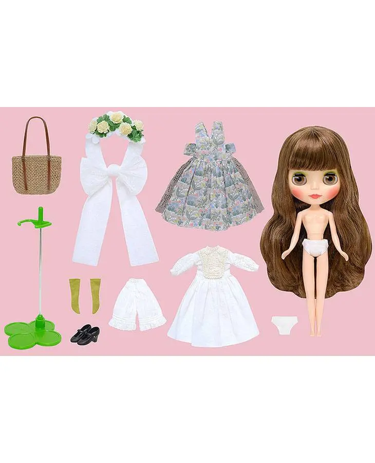 Original Character Blythe Doll Blue Rabbit 30 cm product photo