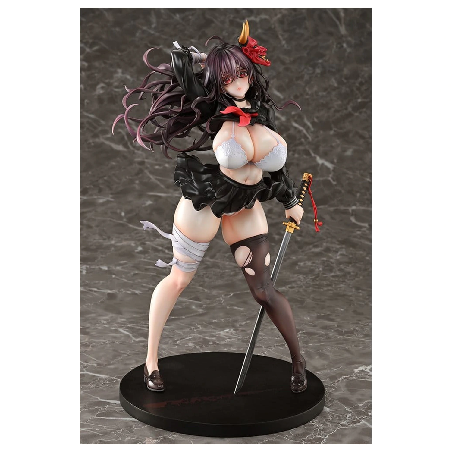 Original Character by Mataro PVC 1/6 Reika Danzaiin Demon Exorcist Student Council President Statue 26 cm  product photo