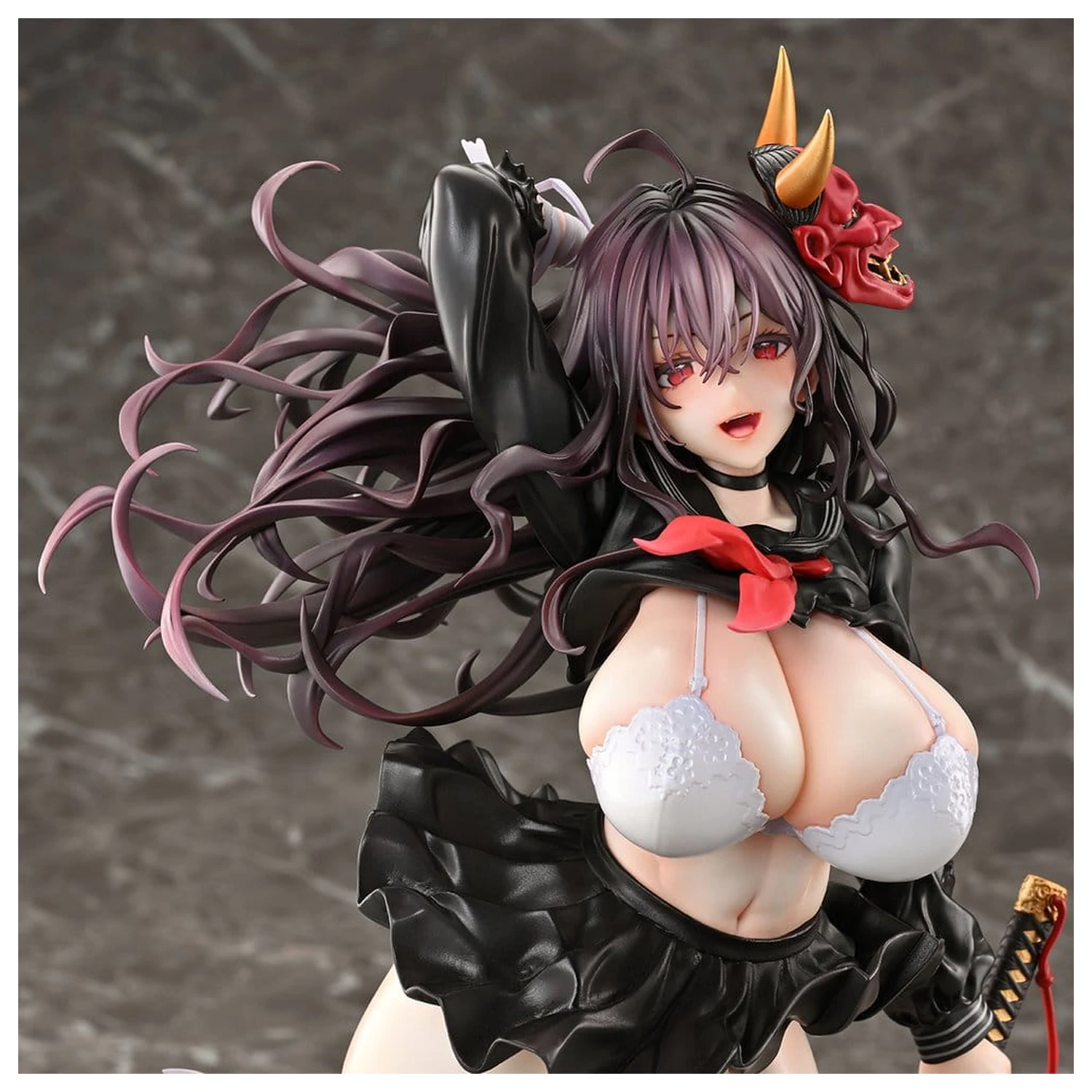 Original Character by Mataro PVC 1/6 Reika Danzaiin Demon Exorcist Student Council President Statue 26 cm  product photo