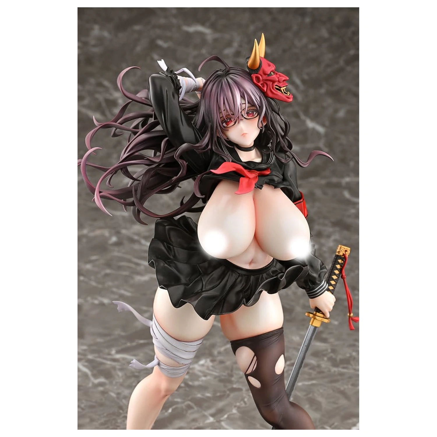 Original Character by Mataro PVC 1/6 Reika Danzaiin Demon Exorcist Student Council President Statue 26 cm  product photo