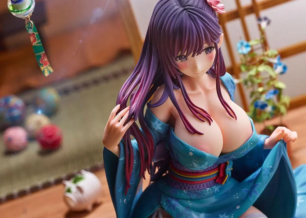Original Character by Matarou PVC 1/6 Opening up her Yukata 20 cm product photo