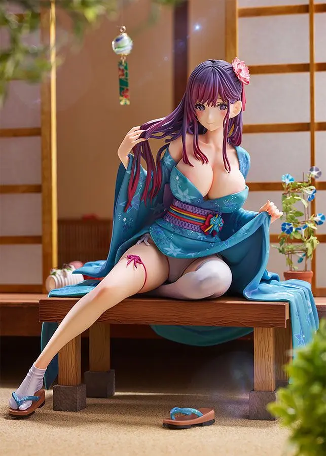 Original Character by Matarou PVC 1/6 Opening up her Yukata 20 cm product photo