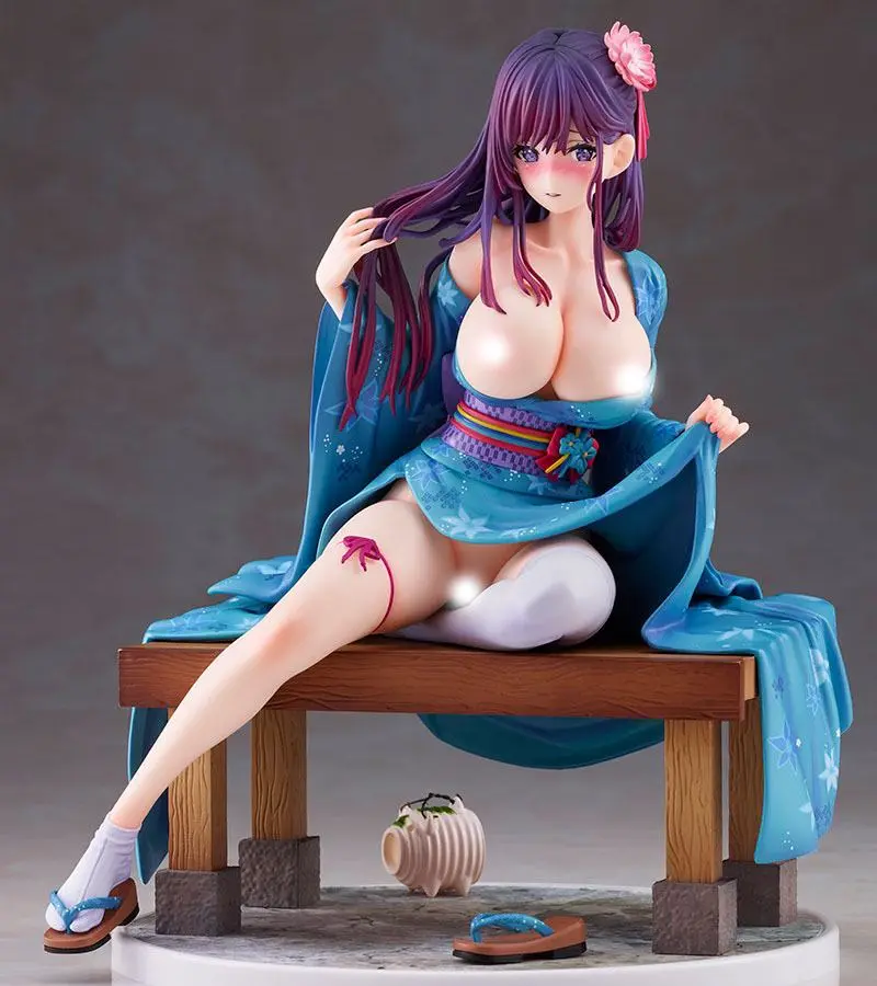 Original Character by Matarou PVC 1/6 Opening up her Yukata 20 cm product photo