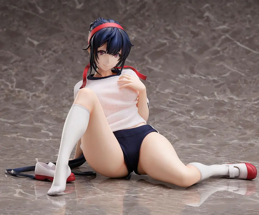 Original Character by Matsuri Warabino Statue 1/4 Ayaka Sawara P.E Uniform Ver. 21 cm product photo