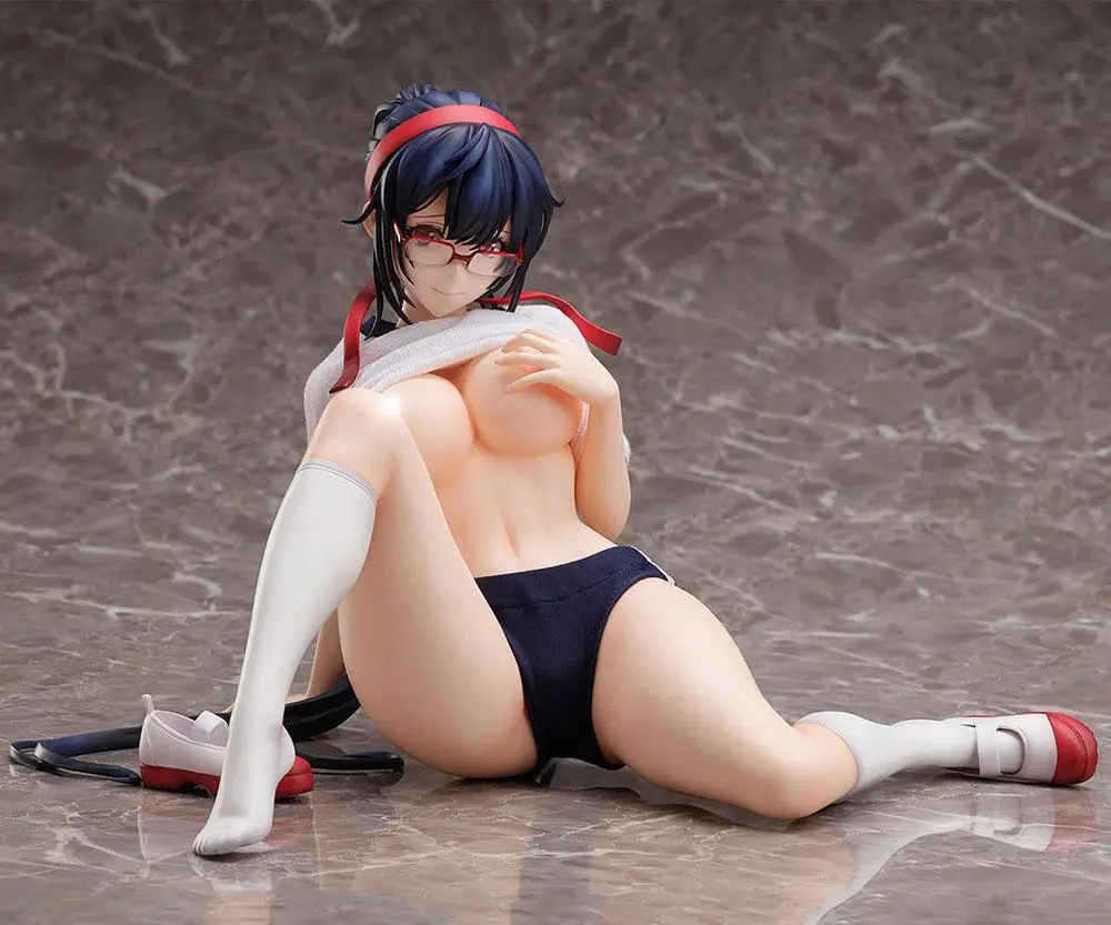 Original Character by Matsuri Warabino Statue 1/4 Ayaka Sawara P.E Uniform Ver. 21 cm product photo