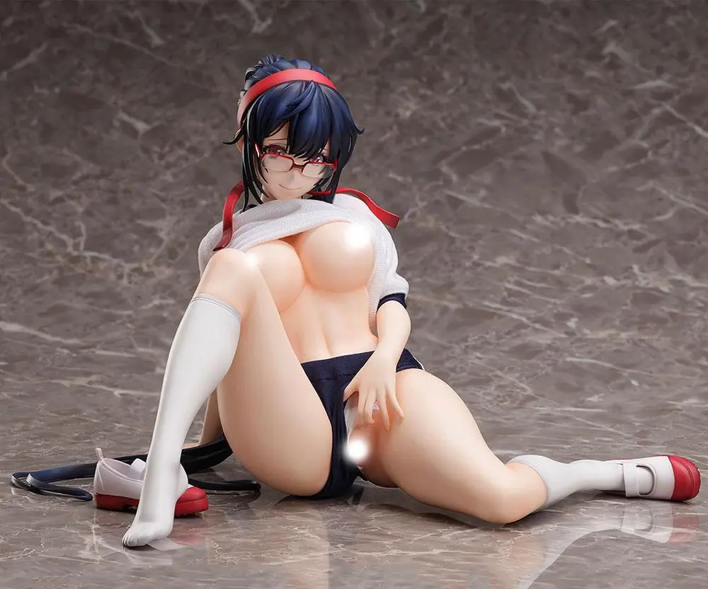 Original Character by Matsuri Warabino Statue 1/4 Ayaka Sawara P.E Uniform Ver. 21 cm product photo